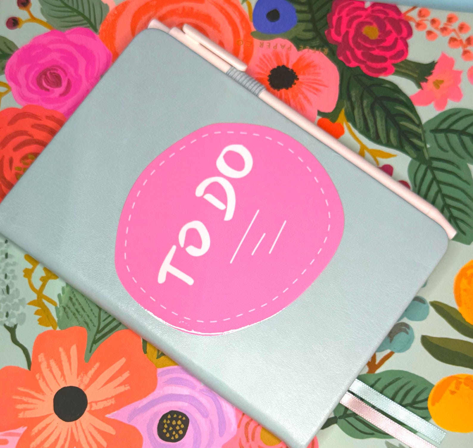 Hardcover vegan leather notebook and pen set